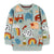 Baby Boy Cartoon Graphic Long Sleeve
