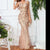 Celine Contrast Sequin Mesh Prom Dress - Gloge Store