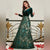 Open Back Floral Sequin Formal Evening Gown - Gloge Store