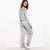  Two Piece Off Shoulder Crop Top and Sweat Pant Set Tracksuit